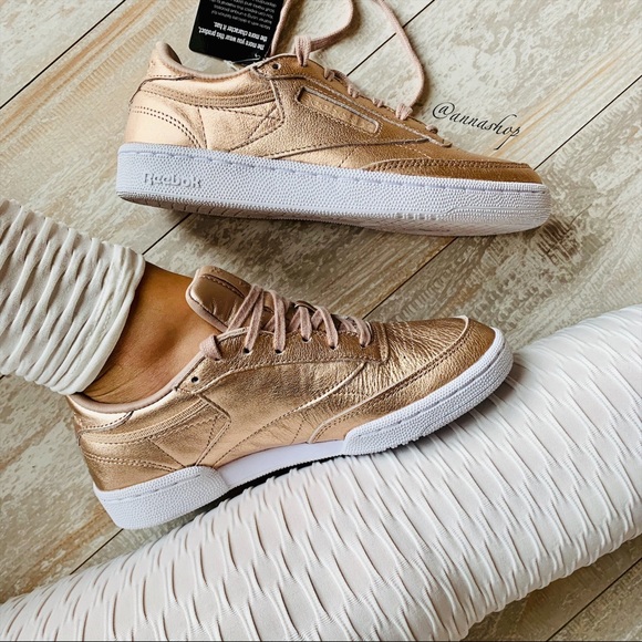 Reebok Shoes - NWT reebok X GIGI Hadid club c 85 gold